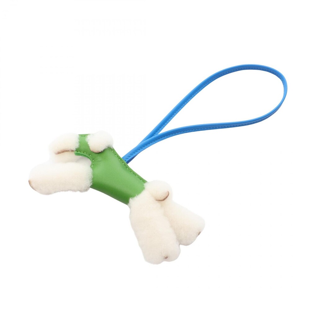 Hermes Buddy Bag Charm G Agneau Milo #345269H15B